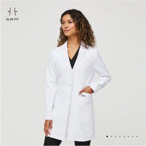 FIGS Bellevue white lab coat